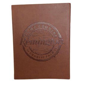 Remington Camp Cooking Charlie Palmer 2013 Leather Signed Autographed Signature